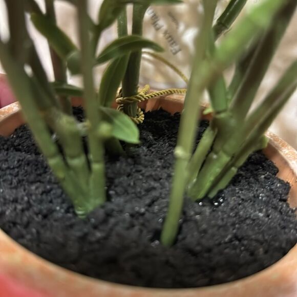 16" Faux Sedum Plant in ceramic/clay pot - Picture 8 of 8